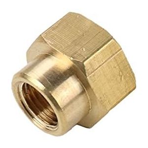 1 -stks koperen buis hex fitting quick coupler adapter montage reducerende hexbus,I Female to Female,A 1/8 BSP-B 1/2 BSP