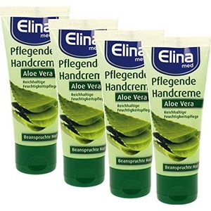 Elina Aloë Vera handcrème 75 ml in tube, 4-pack