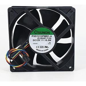 For Wire Fan for Servers and High Air Volume 12V Server Fan PSD1212PMB1-A | 120mm 15.5W 4- LMNCBVYA