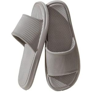 Non-slip Bathroom Slippers,Soft Slippers,Indoor And Outdoor Platform Pool Slippers Shower Slippers (Color : Gray, Size : 44-45)