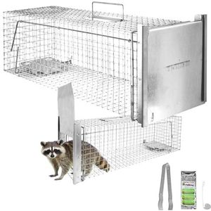 Levenval, marters, rattenval, levend, wezels, tuin, konijn, afweer, verplaatsing, val, huisaccessoires, verdrijven, zolder, 80 x 26 x 26 cm, stabiel Petigi