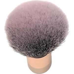 Luxe en zeer grote zachte pluizige poederborstel, Spray Tan afwerking poeder gereedschap, grote Kabuki borstel, multifunctionele gezicht en lichaam kapper en schoonheid borstel, grote Kabuki borstel