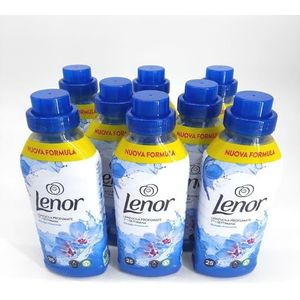 Lenor Wasverzachterconcentraat, 25 wasbeurten, voorjaarsontwaken, langdurige frisheid en zachtheid van plantaardige oorsprong, geurend beddengoed tot 1 week (8 x 525 ml)