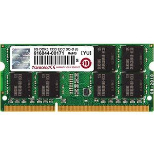 TRANSCEND 8GB DDR3 1333 ECC-SO-DIMM 2Rx8 INDUSTRIE