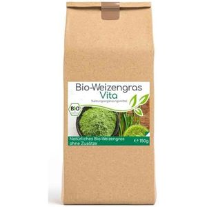 CELLAVITA Vita Biologisch tarwegraspoeder, 100 g, 100% natuurlijk, uitstekend vitale stofgehalte, superfood, tot 1,5 maanden voldoende