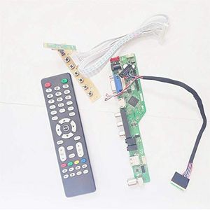 Voor B173RW01 V0/V1/V2/V3/V4/V5 WLED LVDS 40Pin laptop panel display controller drive card 1600* 900 HDMI VGA USB AV RF TV DIY kit (B173RW01 V.5)