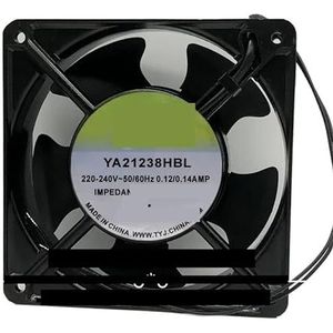 YA21238HBL aluminium frame 12cm 12038 koelventilator 220-240V 120 * 120 * 38mm