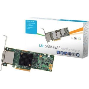 LSI SAS 9207-8e SGL 8-poorts 6Gbps SATA+SAS PCI-E 3.0 HBA