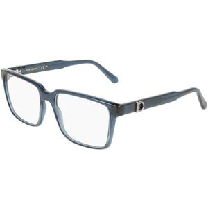 FERRAGAMO SF3028E 462 TRANSPARENT LIGHT BLUE 55/17/145 Man Brilmonturen