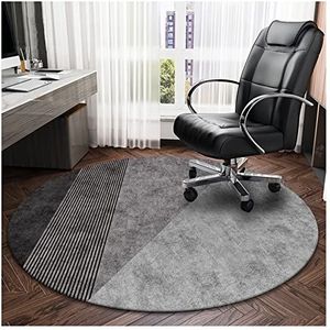 Vloerbeschermingsmat Vloerbeschermer Mat Bureaustoel Mat Non-slip Rond Bureaustoel Mat Voor Hardhouten Vloer Wasbare Tapijtbeschermer Matten Voor Thuis, Office, Study(Size:120cm/47in,Color:B)