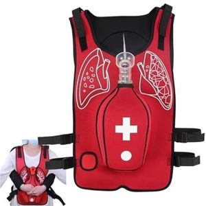 Verstikkingsvest For Volwassenen Met Reanimatie En Eerste Hulp, Antiverstikkingsvest Met Verstelbare Schouderband For Het Oefenen Van De Heimlich-manoeuvre In Het EHBO-onderwijs(Adults)
