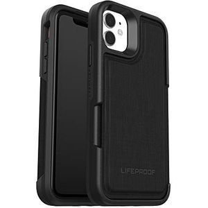 LifeProof Flip Wallet Case, Premium, Drop Beschermende Wallet Case voor iPhone 11 - Dark Night (77-63484)