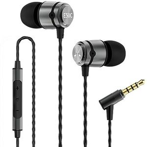 SoundMAGIC E50C Bedrade Oordopjes met Microfoon In Ear Monitor Hifi Oortelefoons Geluidsisolerende Hoofdtelefoons Comfortabele Pasvorm Gunmetal