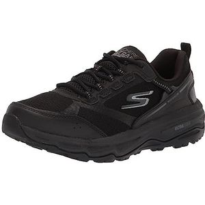 Skechers Go Run Trail Altitude Sneaker voor dames, Zwart lederen Trim, 38 EU
