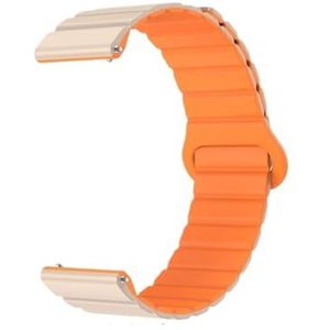 Siliconen Horlogeband fit for Garmin Venu 3 2 Plus SQ Vivoactive 4S 4 3 Forerunner 245 255S 265 Band Polsband Armband(Starlight orange,For Garmin Venu SQ)