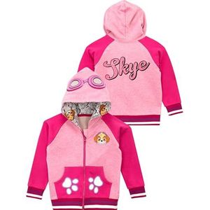 PAW PATROL Skye capuchontrui voor meisjes, roze, 104 cm