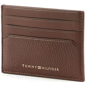 Tommy Hilfiger Premium lederen tri-Fold portemonnee voor heren, britse tan