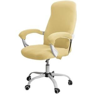 Rekbare roterende stoel hoes Moderne simplistische stijl Bureaustoelhoes Anti-stof Hoge rugleuning Bureaustoel hoes met armleuninghoezen Eetstoelhoezen(Color:I,Size:L)