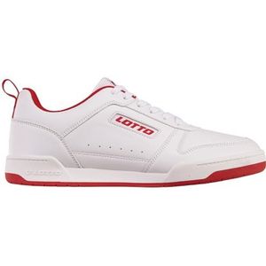 Lotto Heren Sneaker, Wit Rood, 14.5 UK, Wit Rood, 47 EU