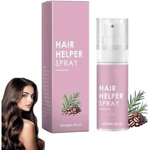 Hair Helper Spray Haargroeiserum, natuurlijke reparatie van dunner wordend haar, haarbehandeling voor dikker haar, olie voor droog, beschadigd haar, haargroeispray, haarversterkend (1 stuks)