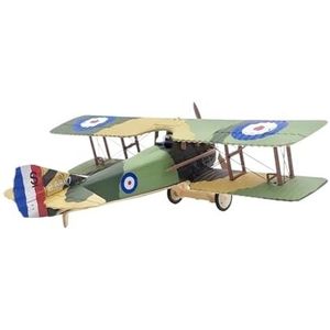 Luchtvaart speelgoed Schaal 1:72 Red Baron SE.5a Spade Bristol Bulldog Tweedekker Propeller Vechter Diecast Metalen Vliegtuig Model (Grootte : EEN)