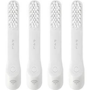 4-Pack Grijze Tandenborstel Vervangende Hoofden Compatibel met Gelijk-Styled Elektrische Borstelhoofden Refill Zachte Borstelharen