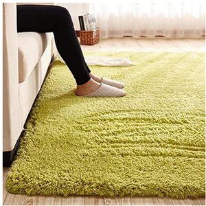 Tapijt Shaggy Plush Area Rug White Fluffy Rug Carpets for Living Room Decor Faux Fur Anti Skid zacht tapijt for de slaapkamer Grijs Tapijt Woonkamer (Color : 1, Size : 120x160cm)