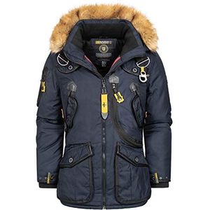 Geographical Norway Arcos Winterjas voor heren, gevoerde bontcapuchon