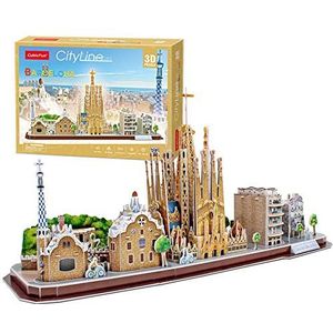 CubicFun 3D-puzzel City Line Barcelona (Tachan MC256h)