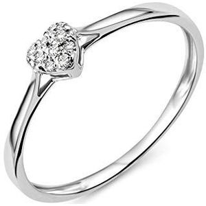 Miore Damen 9 k (375) 9 karaats, (375) witgoud Diamant