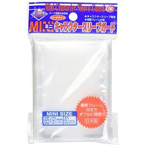 KMC Character Guard Oversized Small Size Sleeves - 60 Clear with Florals - Mini - Yu-Gi-Oh!