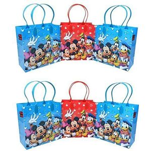 Disney Mickey & Minnie Mouse Goodie/Favor/Gift Bags for Kids 24pc