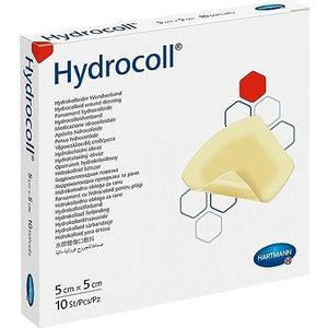 Hydrocoll 5 x 5 cm, hydrocolloïde verband, 10 stuks