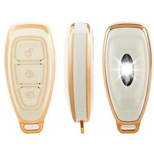 Autosleutel beschermhoes TPU Auto Smart Key Case Cover Shell Voor Ford Voor Focus 3 4 Voor ST Voor Mondeo MK3 MK4 Voor Fiesta Voor Fusion Voor Kuga Bescherm Accessoires Sleutel Shell(5)
