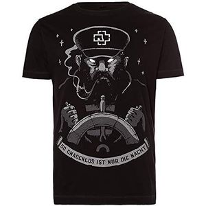 Rammstein Heren T-shirt Seemann Officiële Band Merchandise Fan Shirt zwart met veelkleurig front en back print, zwart, 4XL