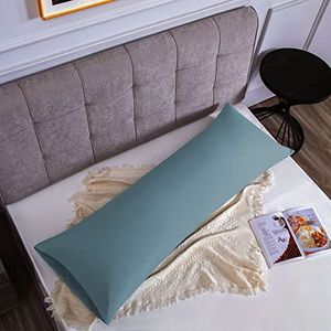 Kussensloop 50x135 cm, 100% microvezel - marineblauw