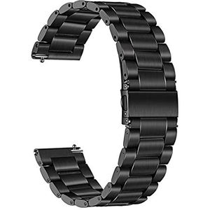 ENICEN Solide roestvrijstalen horlogeband 20 mm 22 mm compatibel met Galaxy Watch 3 41 mm 45 mm band Watch3 snelsluiting Mystic Bronze (Color : Mystic Black, Size : 41mm)