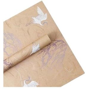 Bloemboeket inpakpapier verdikt vintage bedrukt katoen fluweel ambachtelijk papier Valentijnsdag roos verpakking (Color : 38x53cm 10pcs)