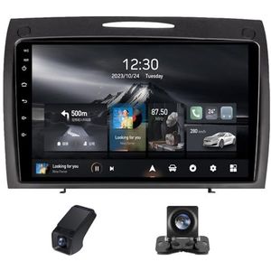 Draadloze Carplay Android 14 Autoradio 2 Din 9 inch autoradio geldt voor Mercedes-Benz SLK-Class SLK Class R171 2004-2011 met Android Auto Navi GPS-navigatie 9 inch met Bluetooth(X2)