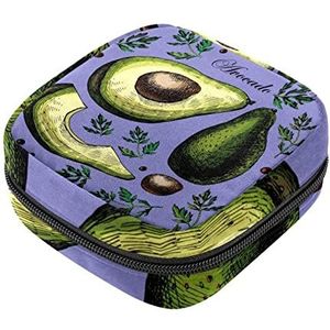 Maandverband Opbergtas, Vrouwelijke Product Pouches Draagbare Periode Kit Tas voor Meisjes Vrouwen Dames 3 (41), Meerkleurig, 4.7x6.6x6.6 in/12x17x17 cm