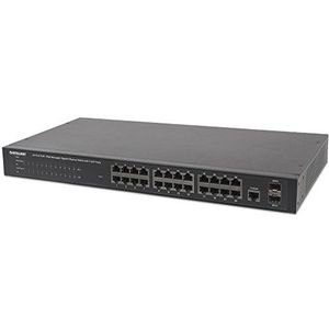 Intellinet 560559 netwerk-switch Managed Gigabit Ethernet (10/100/1000) Power over Ethernet (PoE) Zwart