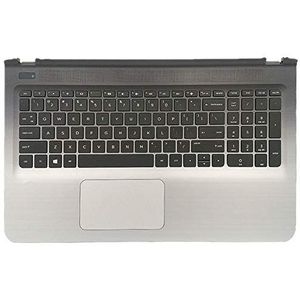 Laptop omhulsel rond toetsenbord & Toetsenbord & Touchpad Voor For HP Pavilion 17-F 17-f000 17-f100 17-f200 17-ab200 (Touch) 17-ab300 Grijs