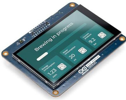Arduino GIGA Display Shield Touchscreenmonitor 10.1 cm (3.97 inch) 800 x 480 Pixel