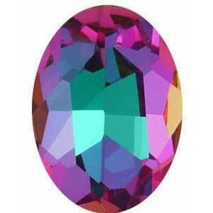 Ovale strass steentjes Piontback Nail Art strass steentjes K9 glas strass steentjes op kleding kristal kralen-Heliotroop-8x10mm 20 stuks