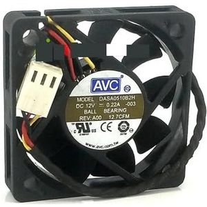 Voor AVC DASA0510B2H 5010 DC12V 0.22A 5CM 50 * 50 * 10mm 4-lijns PWM temperatuurregeling stille ventilator