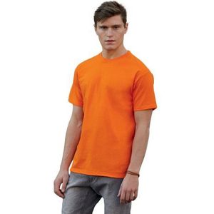 Fruit of the Loom Valueweight T-shirt voor heren, Oranje, M