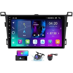 Voor Toyota RAV4 4 XA40 5 XA50 2012-2018 Android 13 Carplay Autoradio, 9 inch Scherm Radio Wireless Android Auto Bluetooth 5.0 Handsfree 4G WiFi FM/RDS/DAB+ Radio DSP Camera + DVR(NF-2)