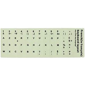 JUNESUN Fluorescent Keyboard Stickers Lichtgevende Waterdichte Toetsenbord Beschermende Film