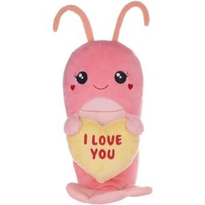 UKToyworld Squashy Garnalen 9.5 Inch Love Heart Soft Toy I Love You Heart Pluche