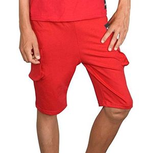 BEZLIT Cargoshorts voor jongens, korte broek 30079, rood, 152/158 cm
